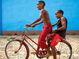 Cubans Biking, Cuba - SC Travel Adventures Cubans Biking, Cuba - SC Travel Adventures: Central America