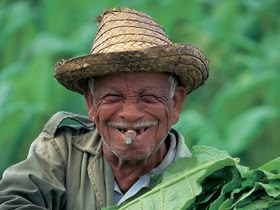 Cuban Man Smoking, Cuba - SC Travel Adventures Cuban Man Smoking, Cuba - SC Travel Adventures: Central America